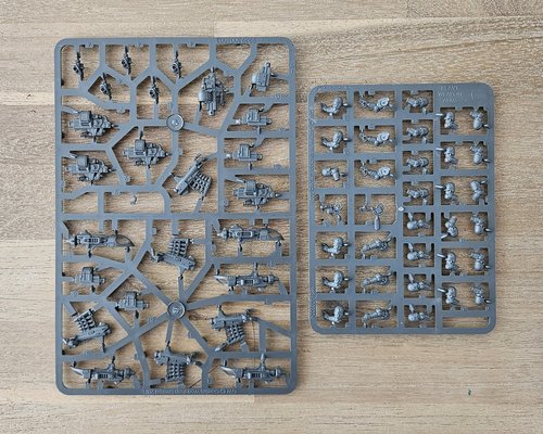 Heavy Weapons Upgrade Set – Missile Launchers and Heavy Bolters Sprue
