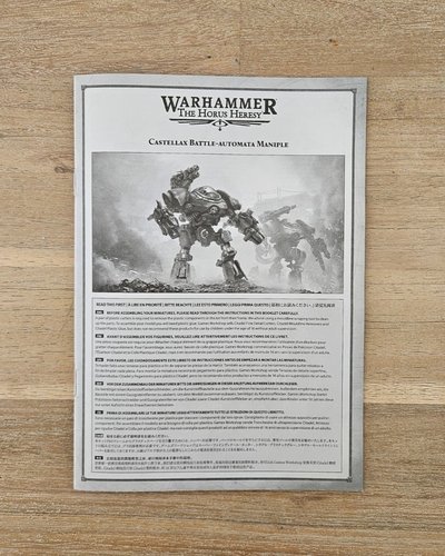 2x Castellax Battle-automata Instructions
