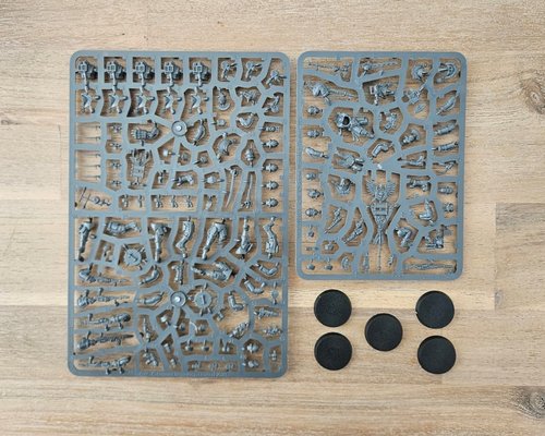 Solar Auxilia Tactical Command Section Sprue