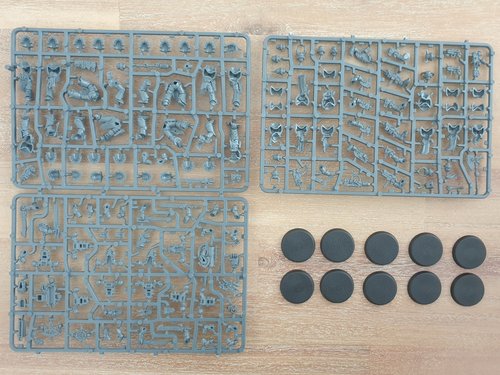 Chaos Space Marines Legionaries Sprue