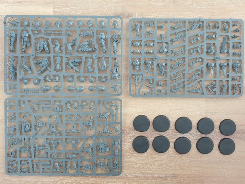 Chaos Space Marines Legionaries Sprue
