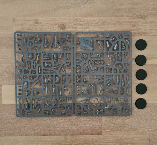 Cadian Command Squad Sprue