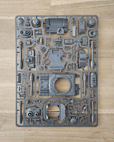 Rogal Dorn Battle Tank Sprue
