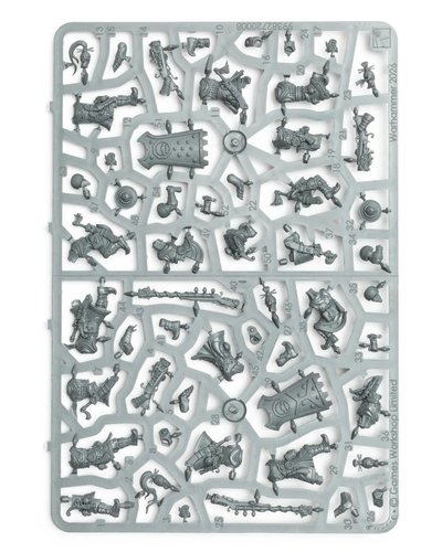 Iron Hail Gunners & Crane Gunner Teams Sprue