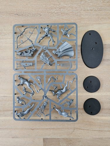 Knight-Judicator with Gryph-hounds sprue