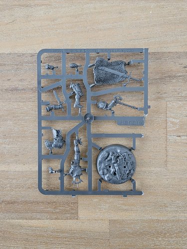 Hendrick the Silver Wolf sprue