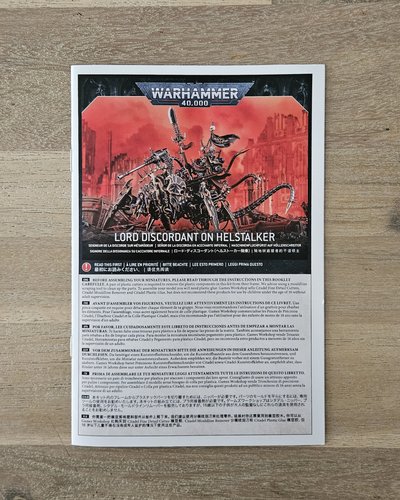 Lord Discordant on Helstalker instructions