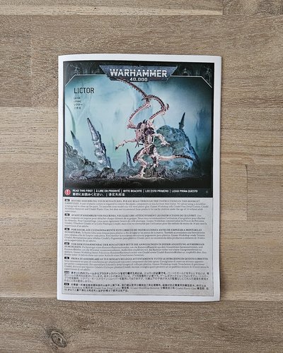 Lictor instructions