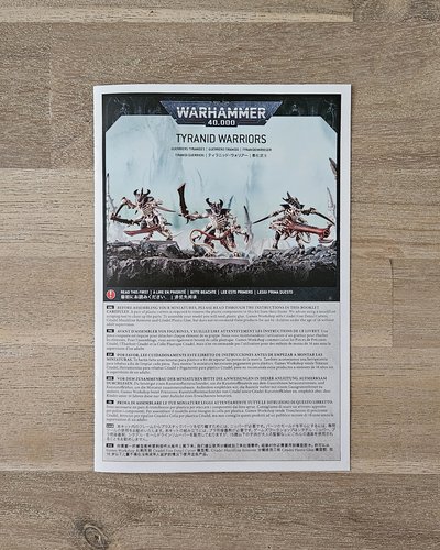 Tyranid Warriors instructions