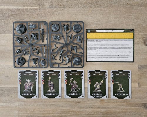 Blood of the Bull sprue and cards