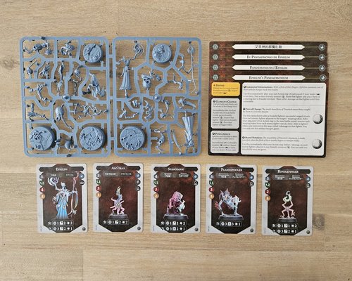 Ephilim's Pandaemonium sprue and cards