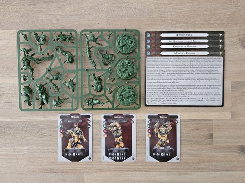 Morgok's Krushas sprue and cards