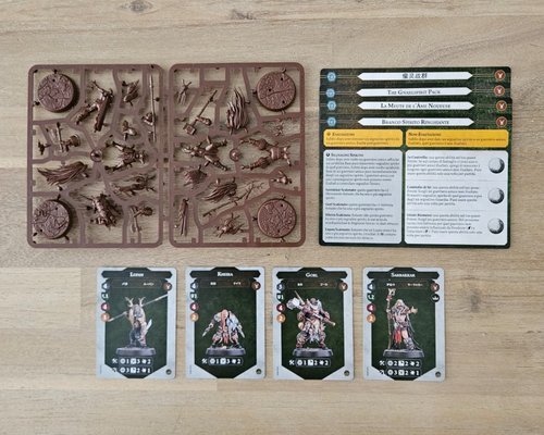 The Gnarlspirit Pack sprue and cards