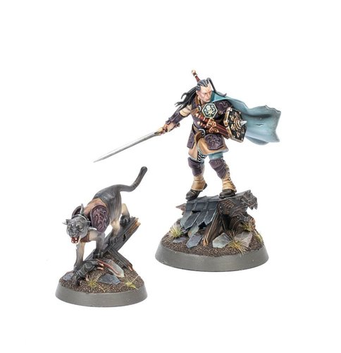 Jorvan Kreel & Thexa the Ash Panther