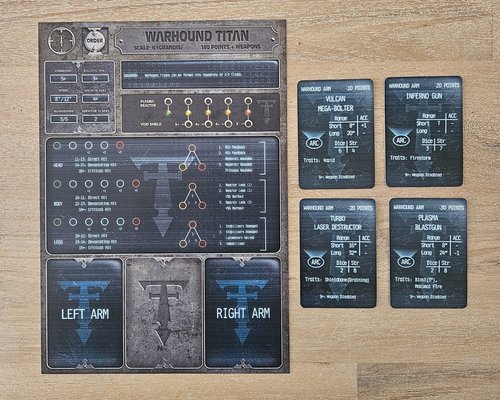 Warhound Scout titan command terminal