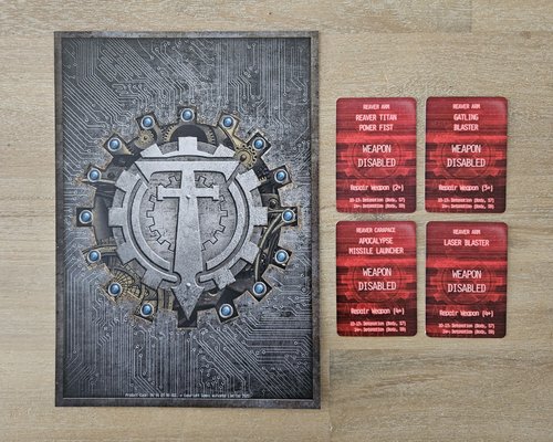Reaver Battle Titan Titan Weapon Cards
