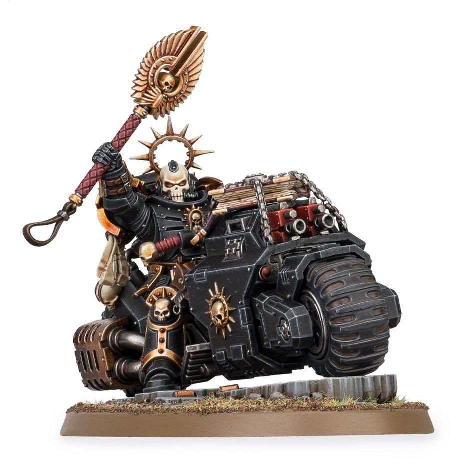 Space Marine Primaris Chaplain on Bike