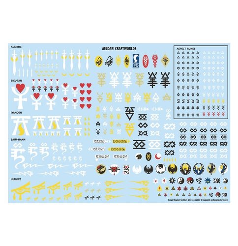 Aeldari Transfer Sheet