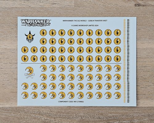 Goblin Transfer Sheet - Brand New