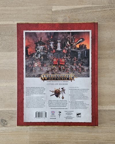 Tomo de batalla Orden: Cities of Sigmar - Español